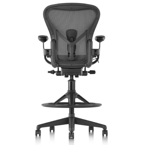 Aeron counter best sale height stool